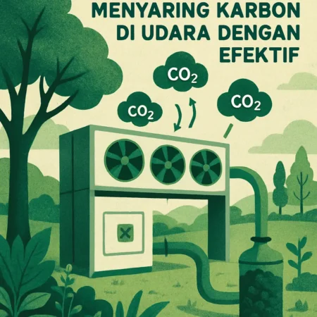 Mengembangkan Teknologi Baru untuk Menyaring Karbon di Udara dengan Efektif